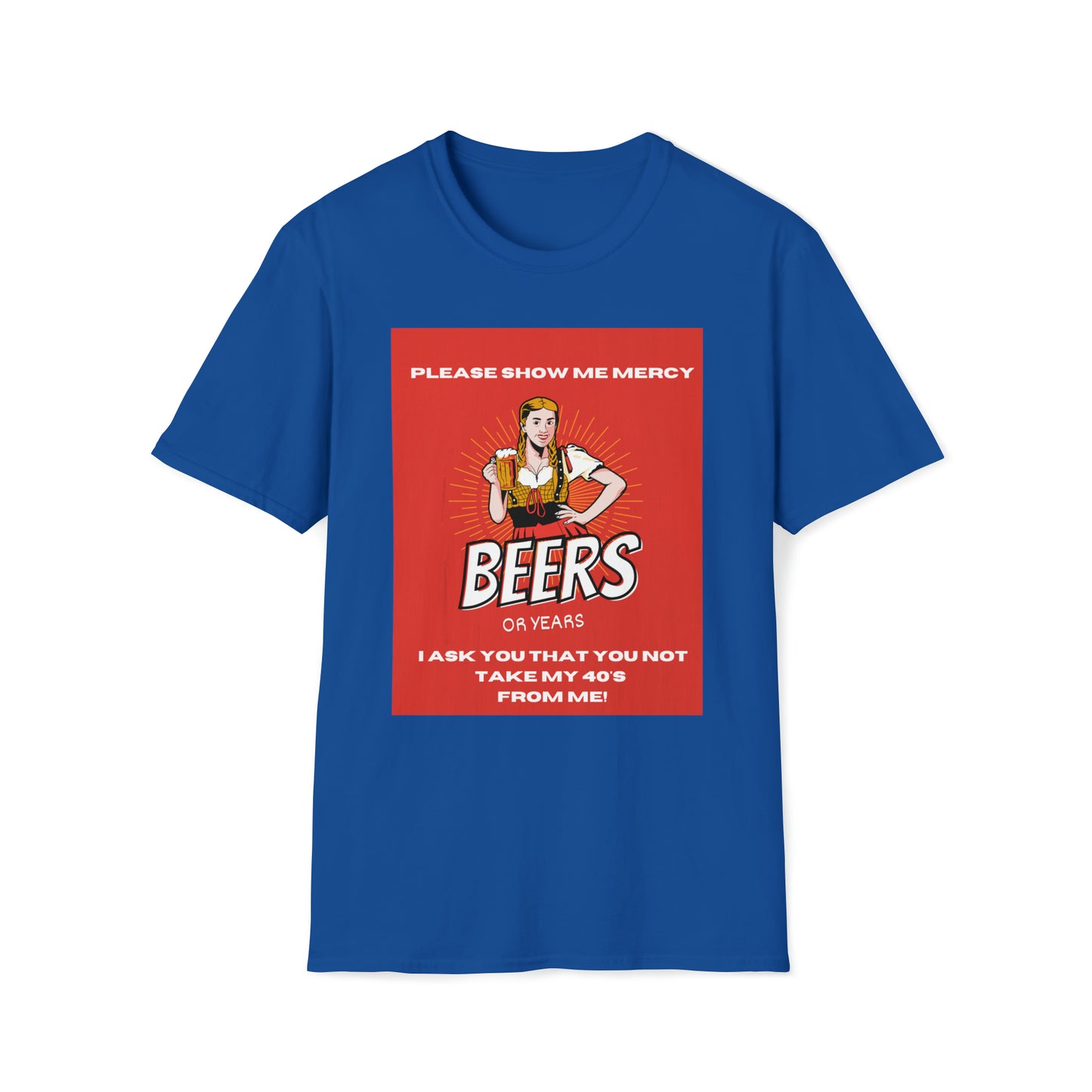 Zeus Beers Or Years Unisex Softstyle T-Shirt