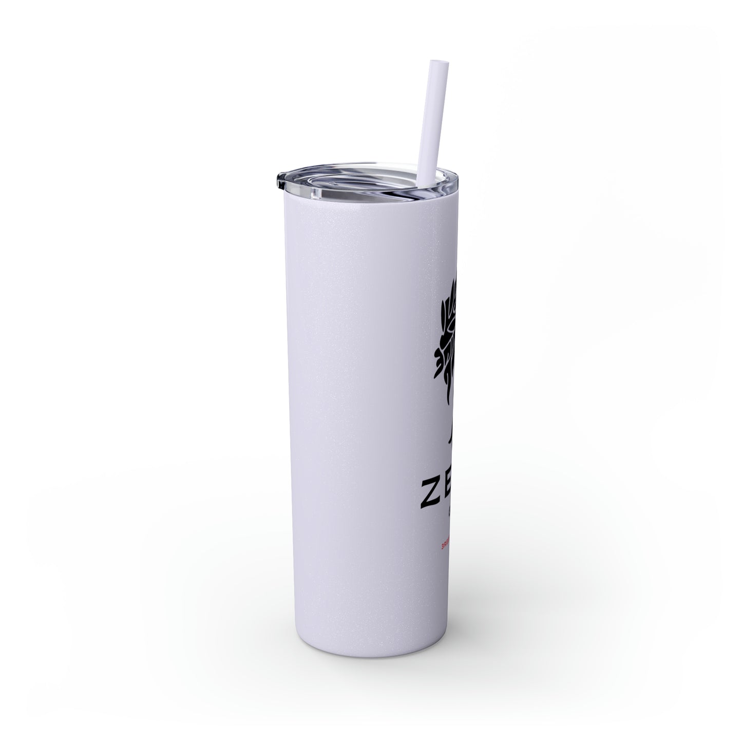 Zeus Skinny Tumbler with Straw, 20oz