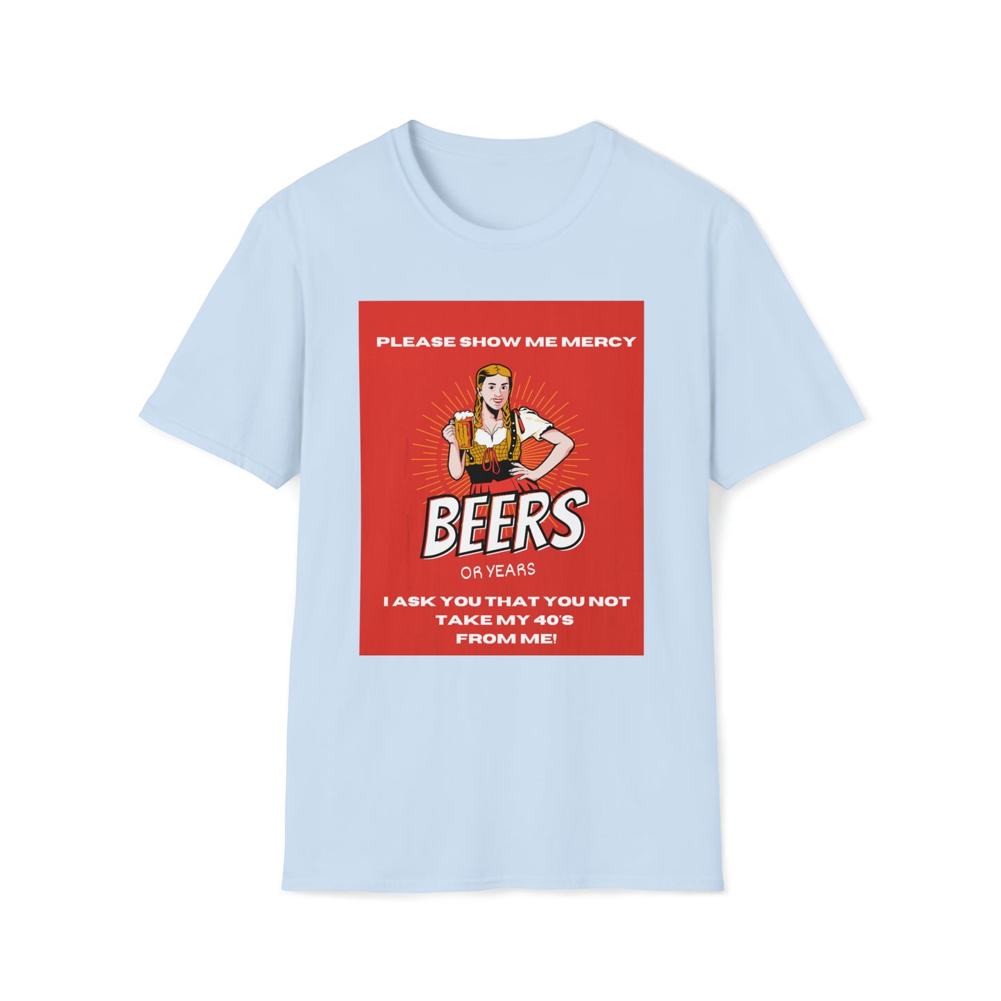 Zeus Beers Or Years Unisex Softstyle T-Shirt
