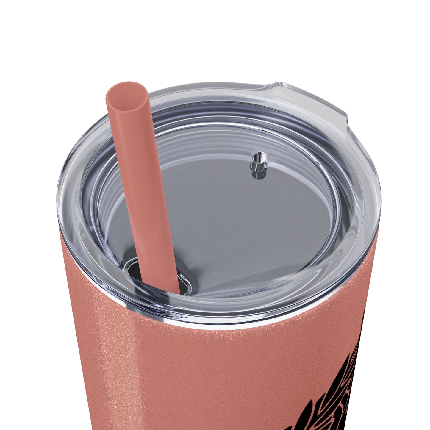 Zeus Skinny Tumbler with Straw, 20oz