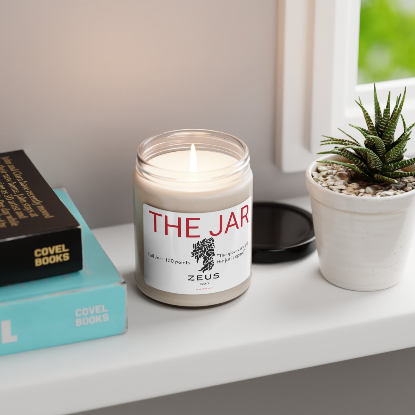Zeus Jar:  The Gloves Are Off - Scented Soy Candle, 9oz