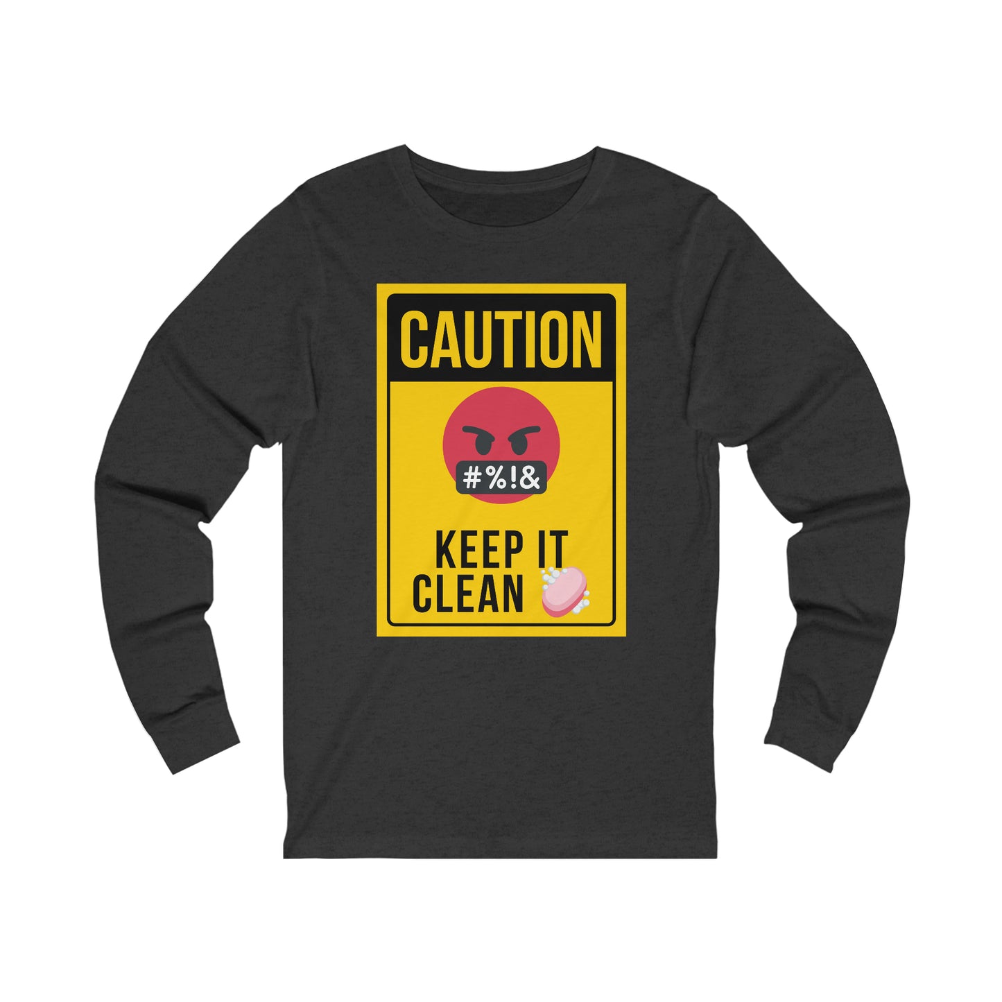 Zeus Keep It Clean Unisex Jersey Long Sleeve Tee