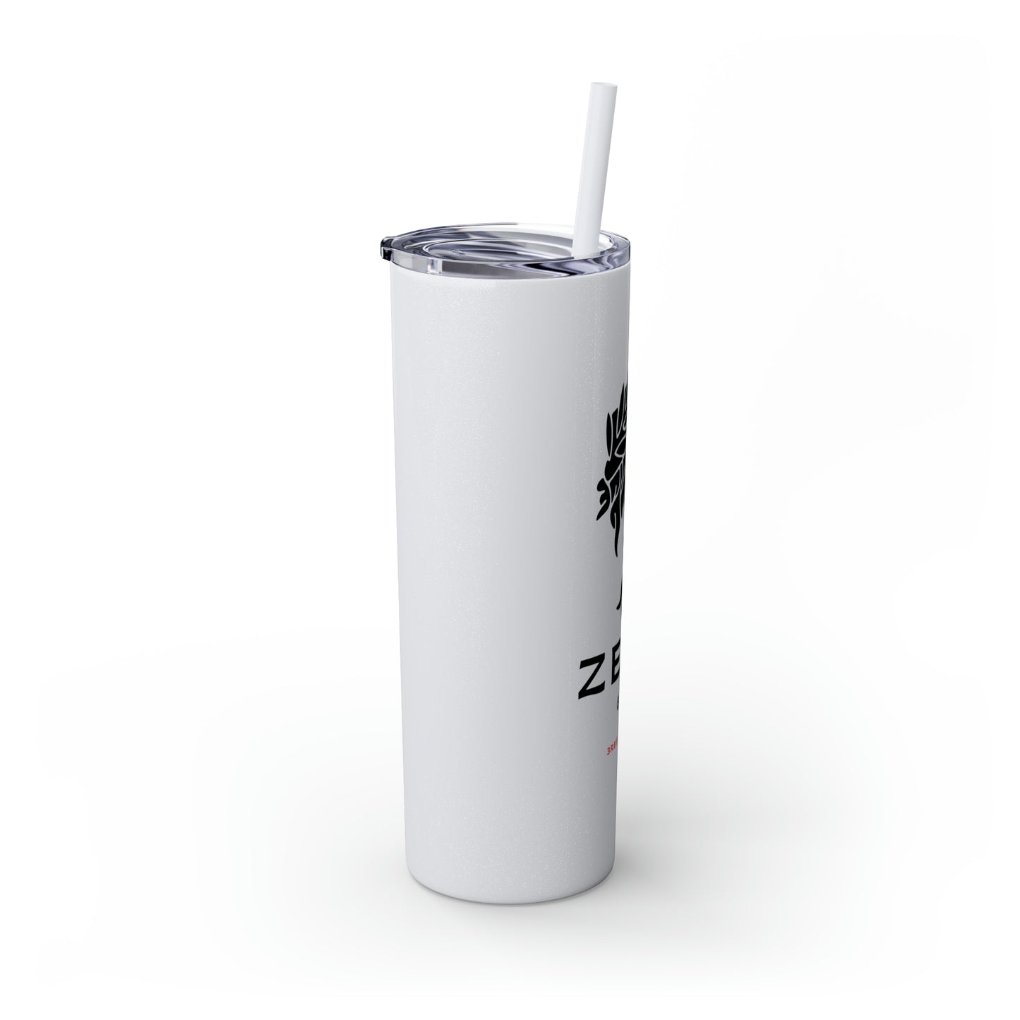 Zeus Skinny Tumbler with Straw, 20oz
