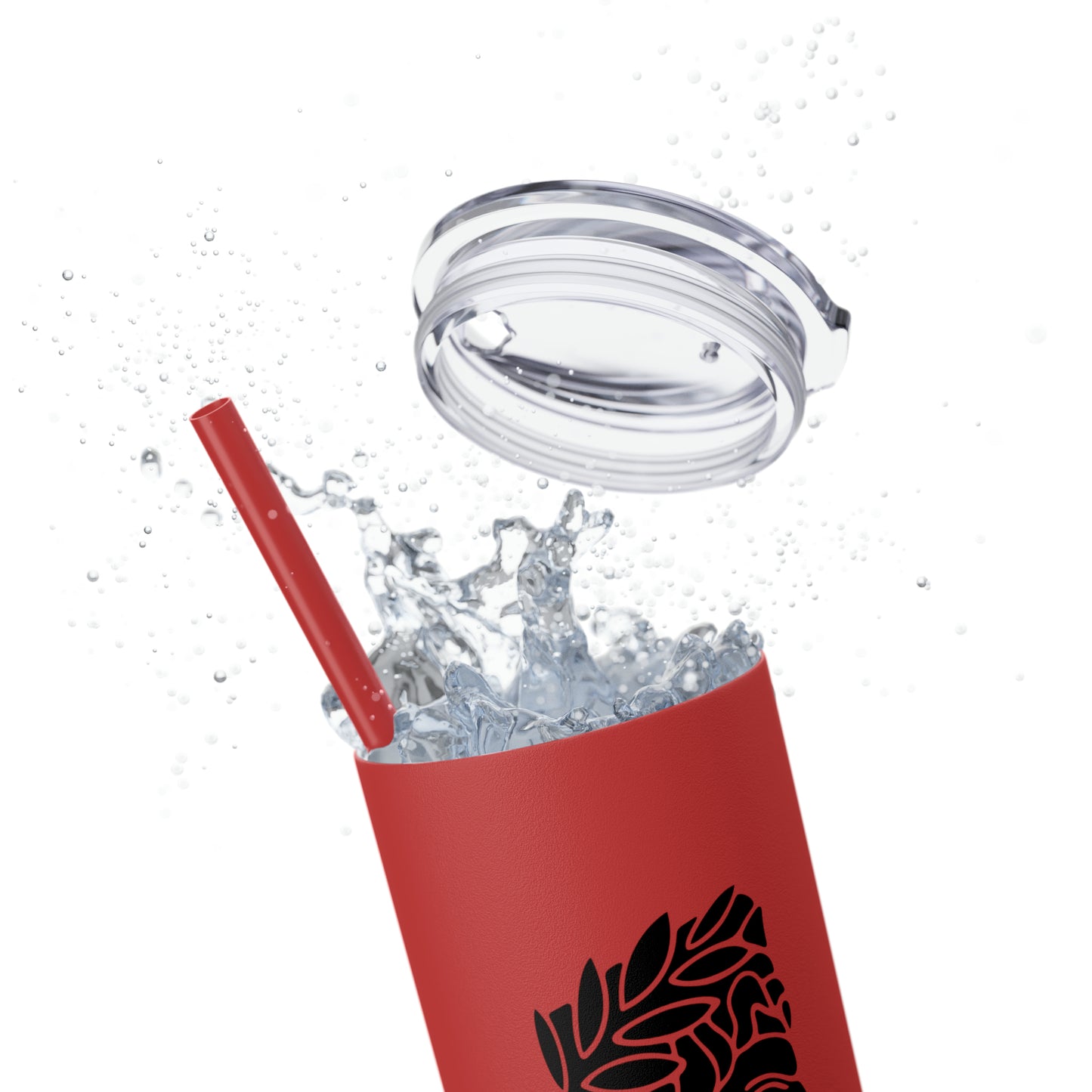 Zeus Skinny Tumbler with Straw, 20oz