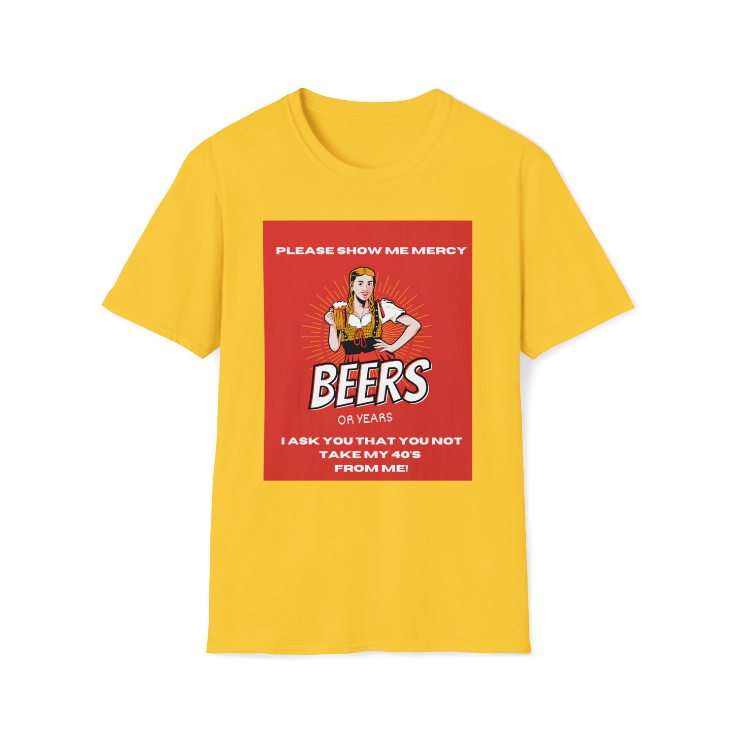 Zeus Beers Or Years Unisex Softstyle T-Shirt