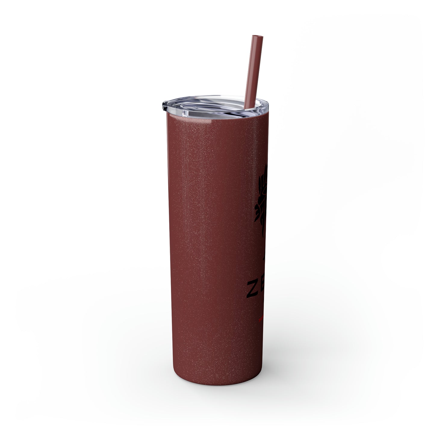 Zeus Skinny Tumbler with Straw, 20oz