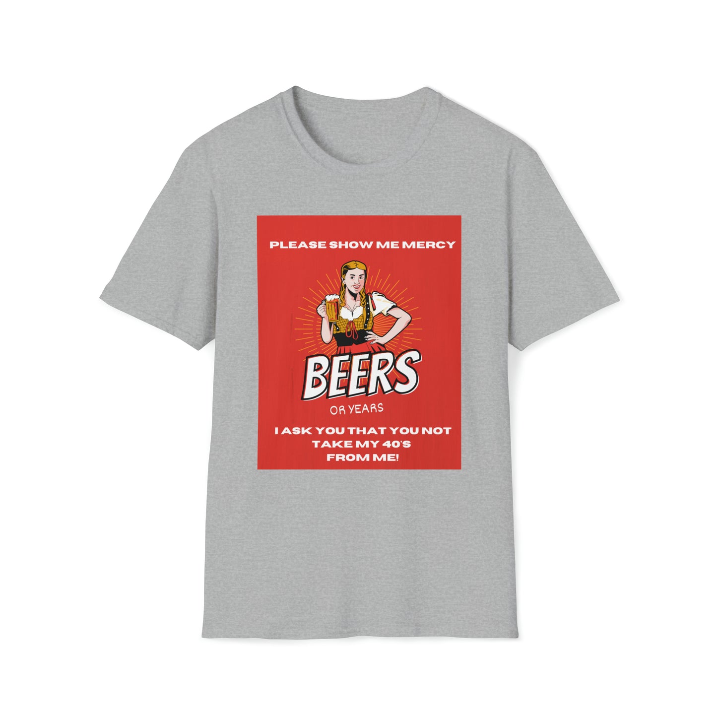 Zeus Beers Or Years Unisex Softstyle T-Shirt