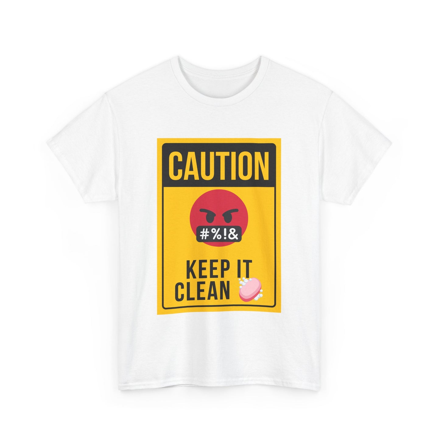 Zeus Keep It Clean Unisex Heavy Cotton Tee
