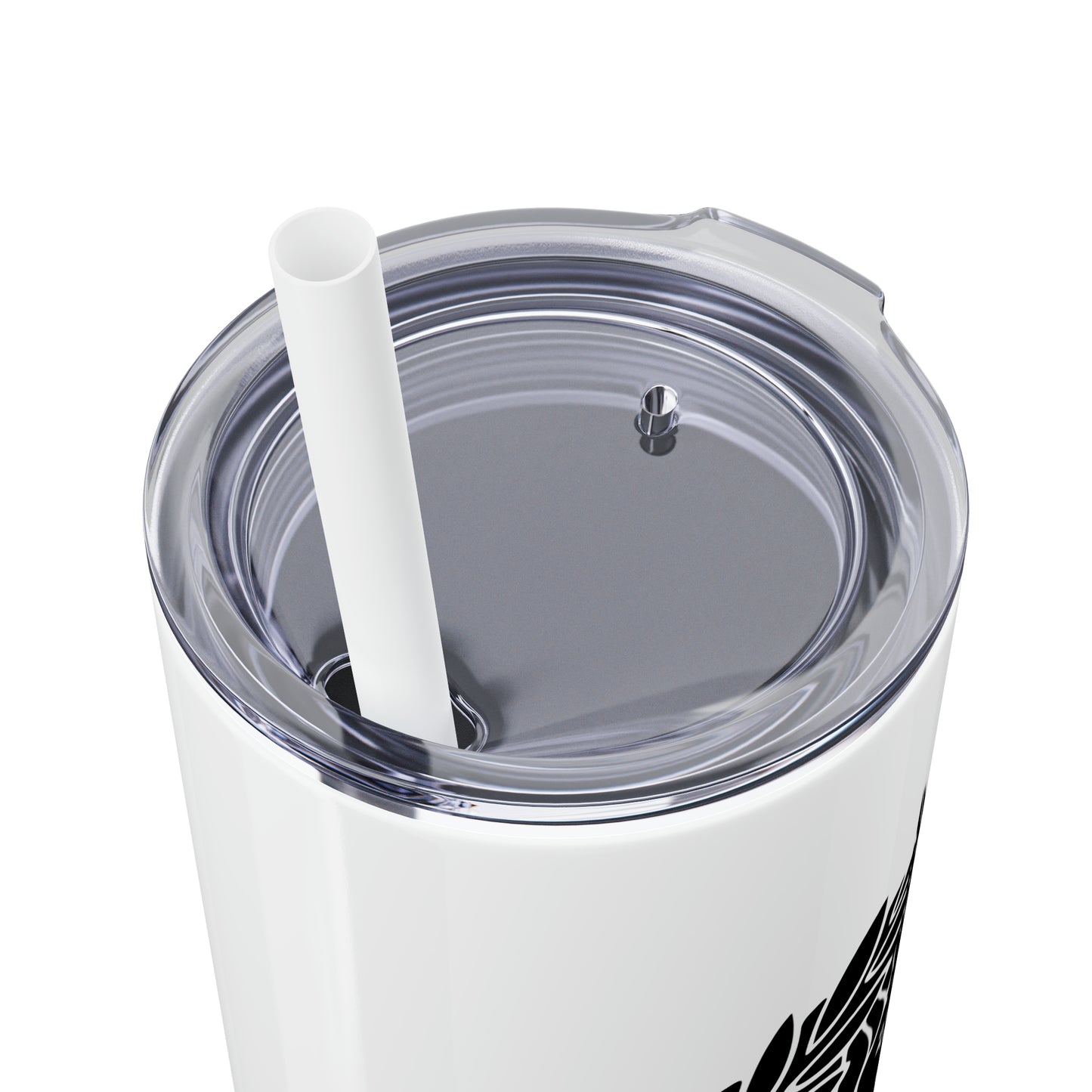 Zeus Skinny Tumbler with Straw, 20oz