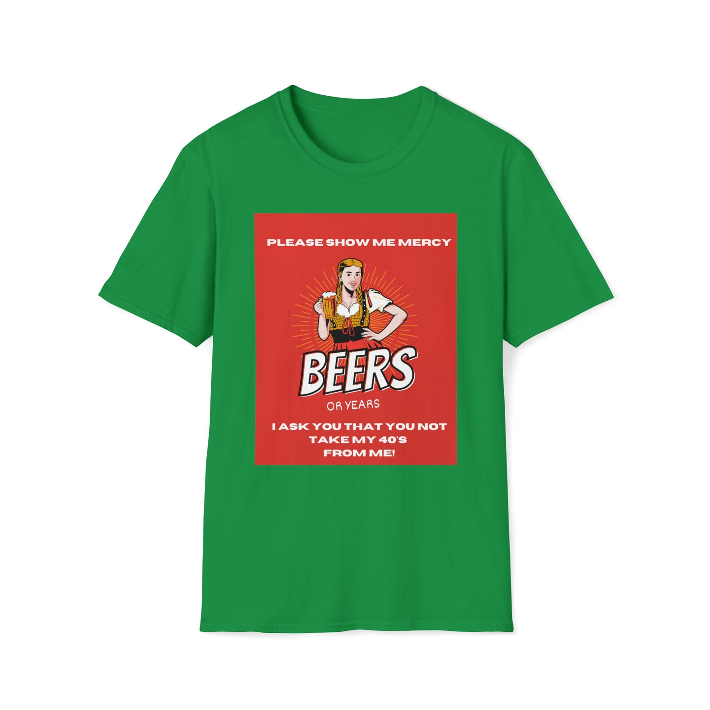 Zeus Beers Or Years Unisex Softstyle T-Shirt