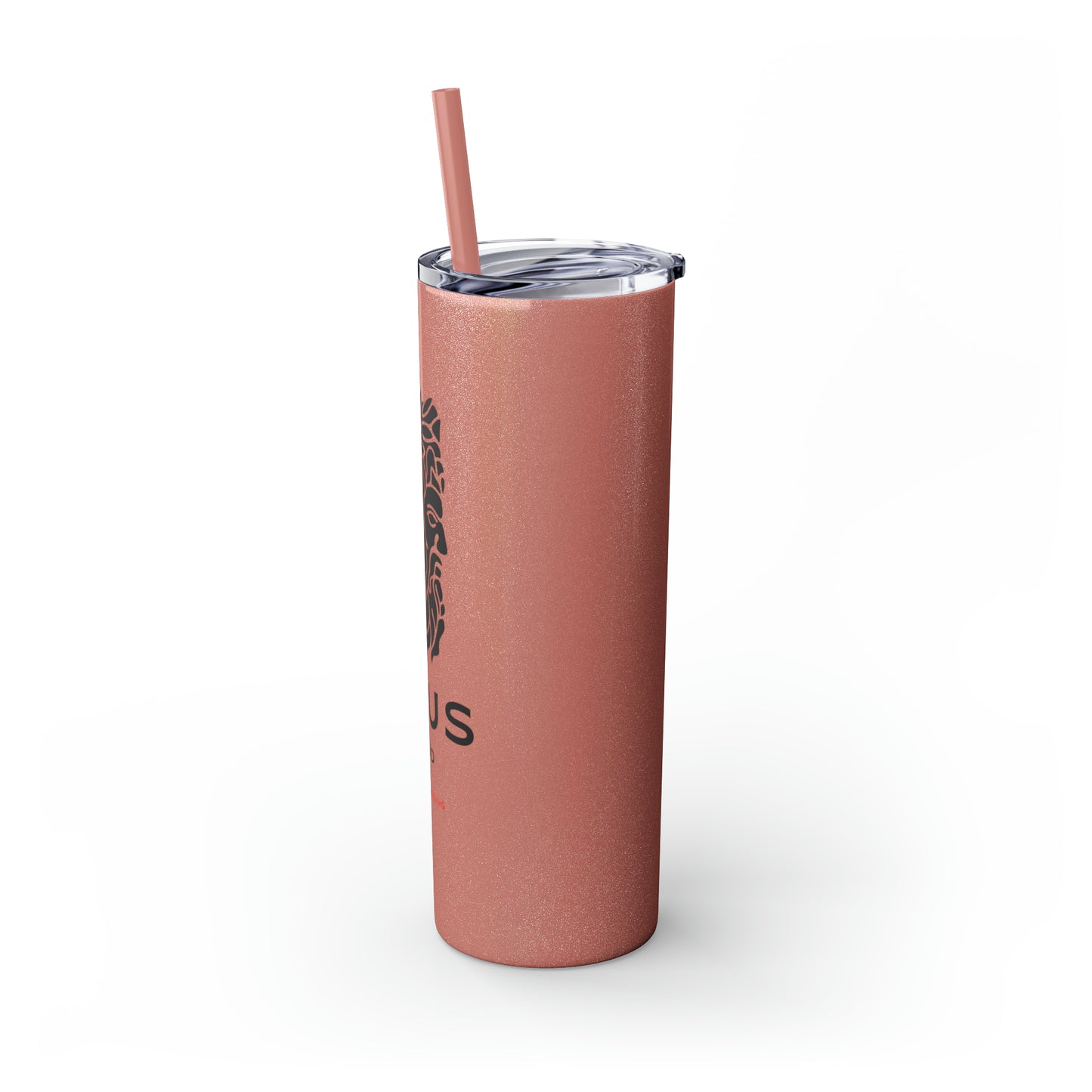 Zeus Skinny Tumbler with Straw, 20oz