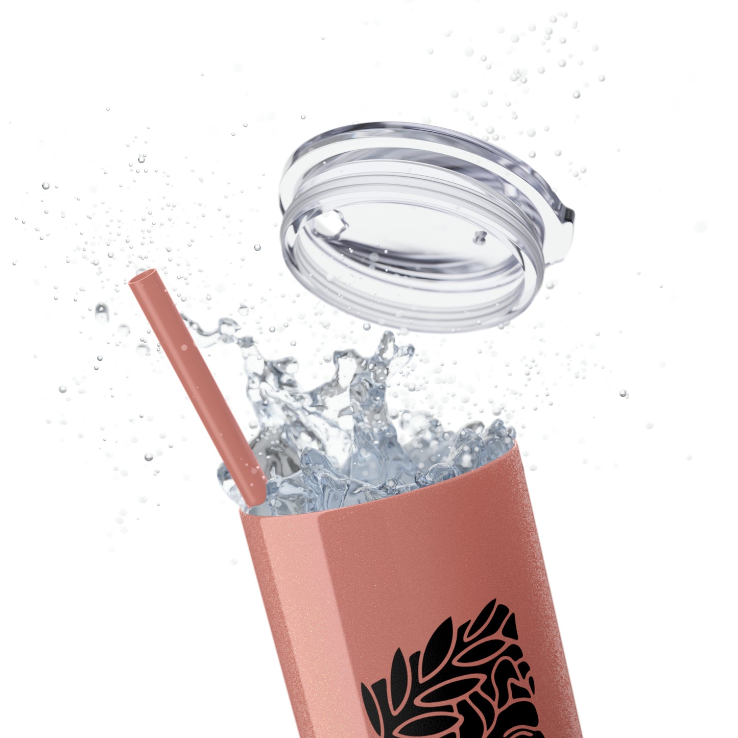 Zeus Skinny Tumbler with Straw, 20oz