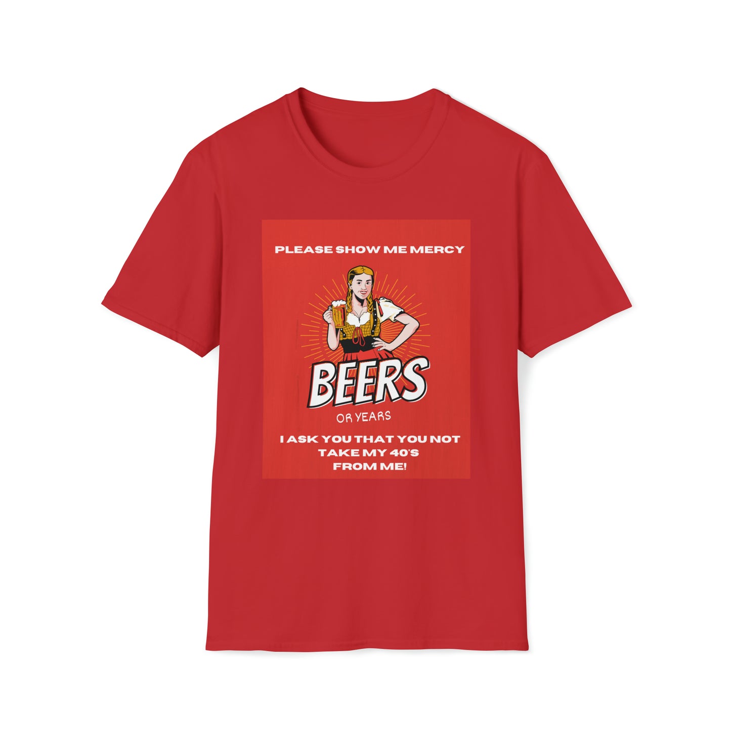 Zeus Beers Or Years Unisex Softstyle T-Shirt