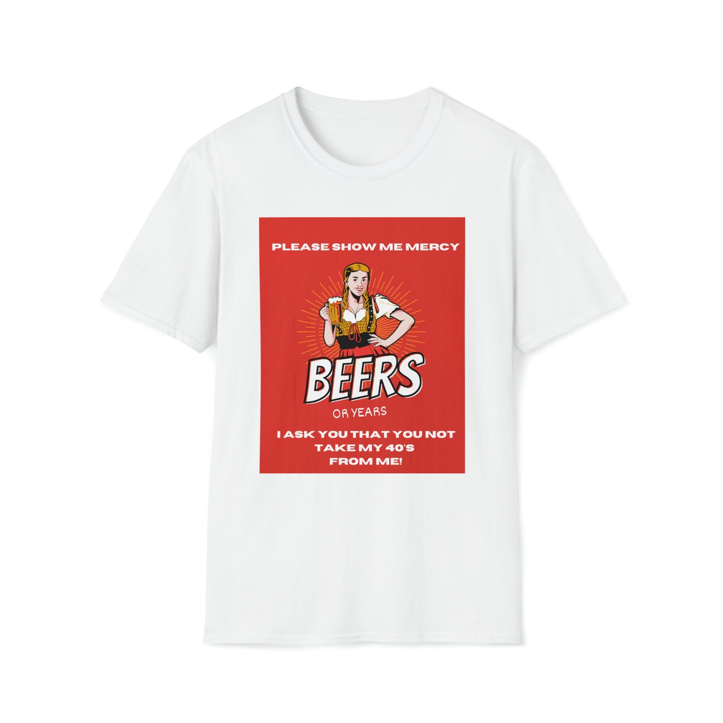 Zeus Beers Or Years Unisex Softstyle T-Shirt