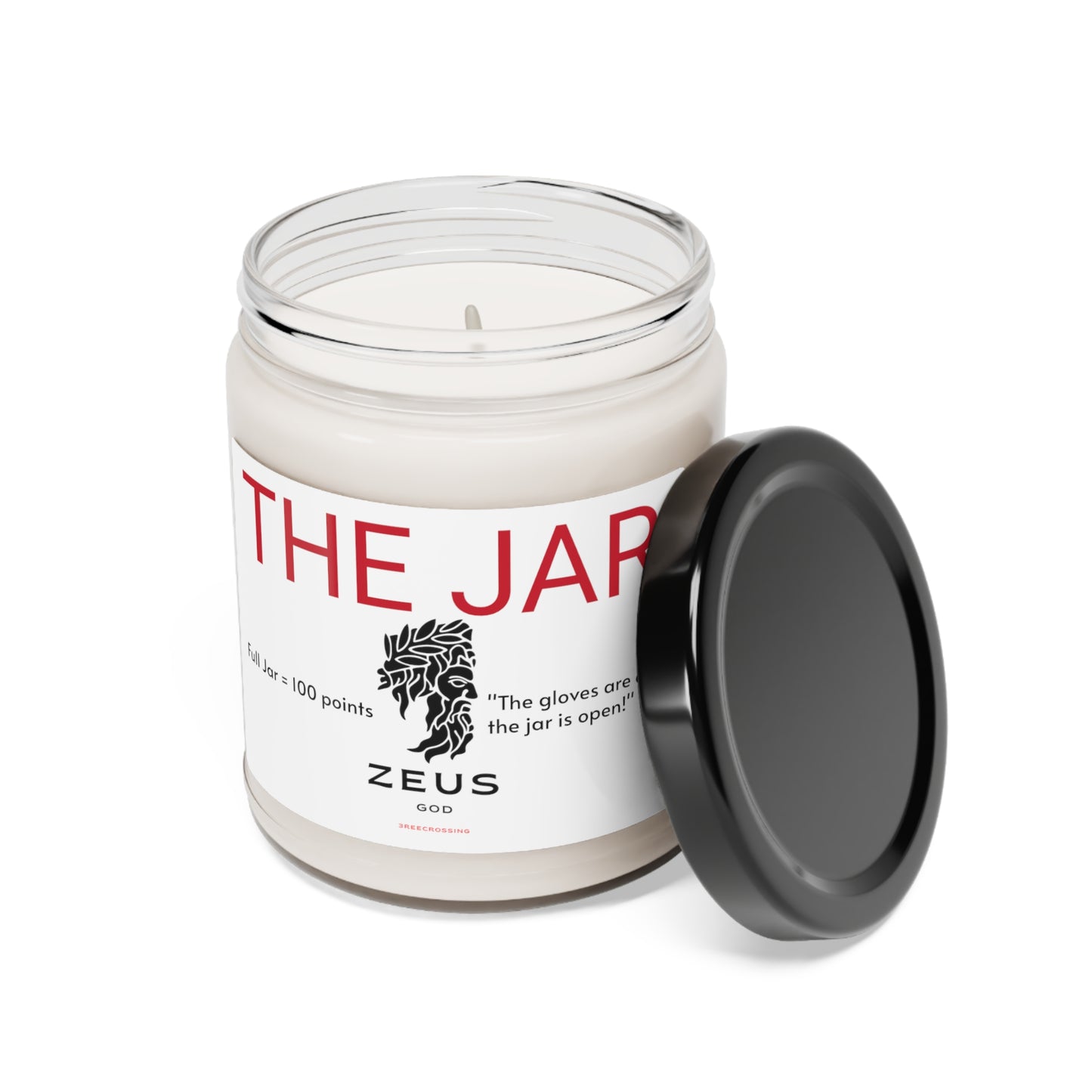 Zeus Jar:  The Gloves Are Off - Scented Soy Candle, 9oz