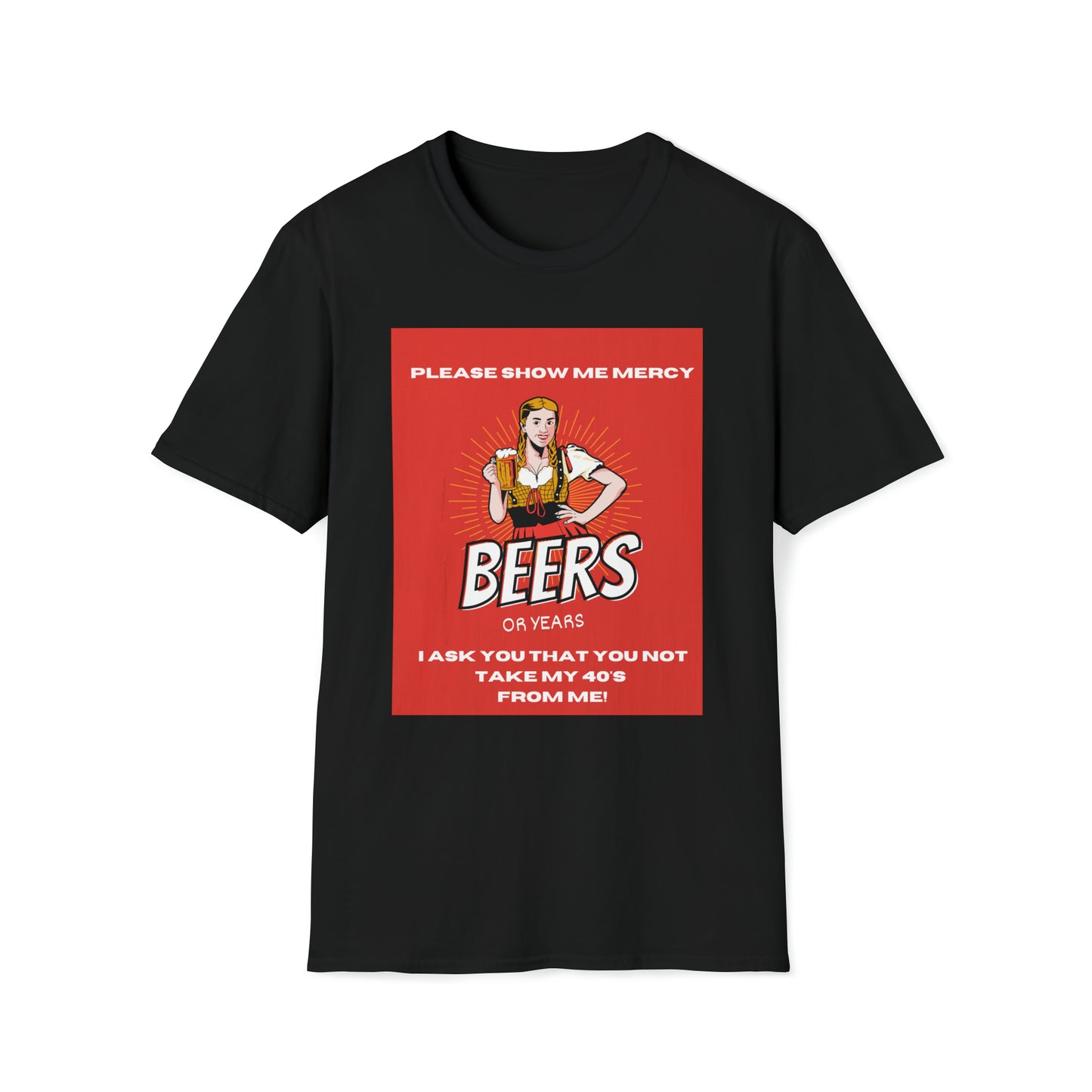 Zeus Beers Or Years Unisex Softstyle T-Shirt