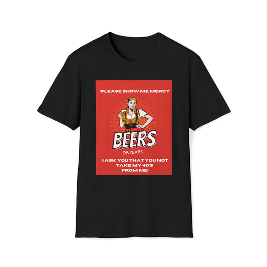 Zeus Beers Or Years Unisex Softstyle T-Shirt