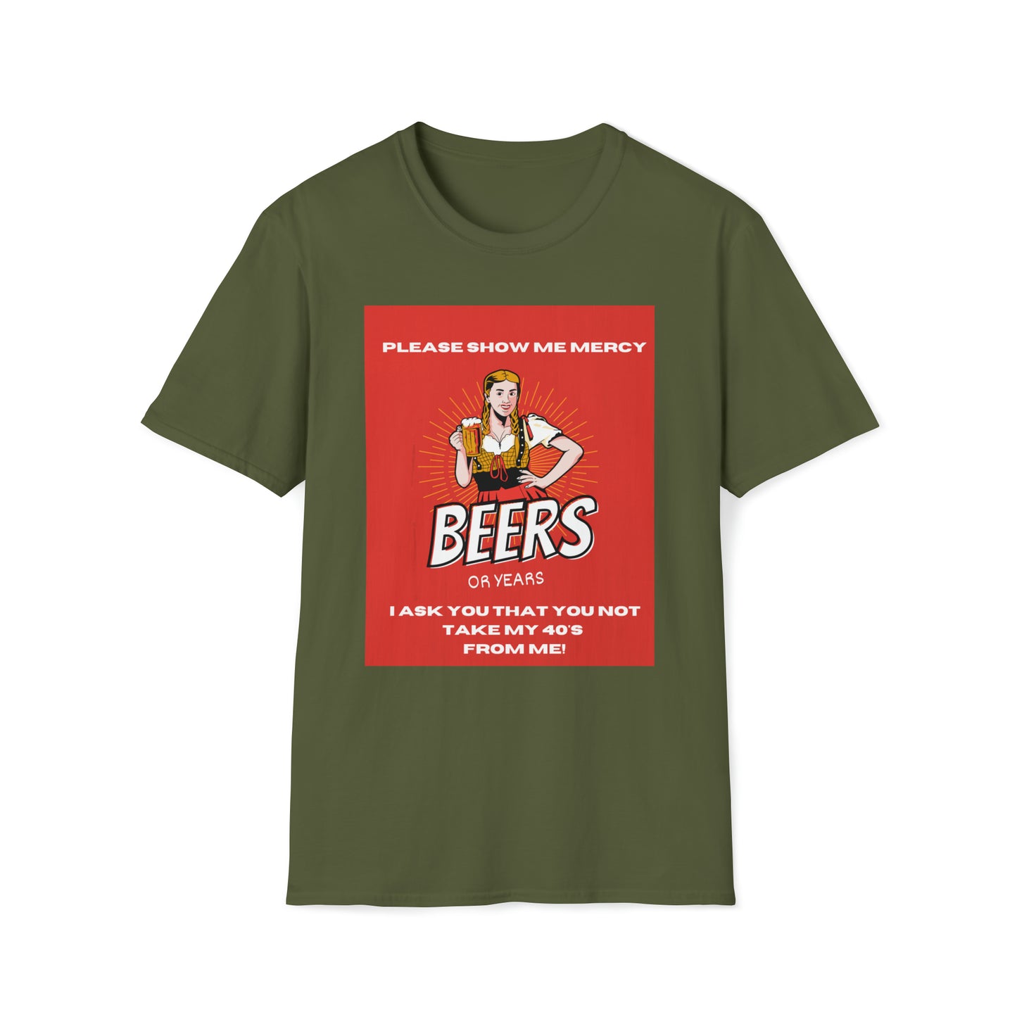 Zeus Beers Or Years Unisex Softstyle T-Shirt