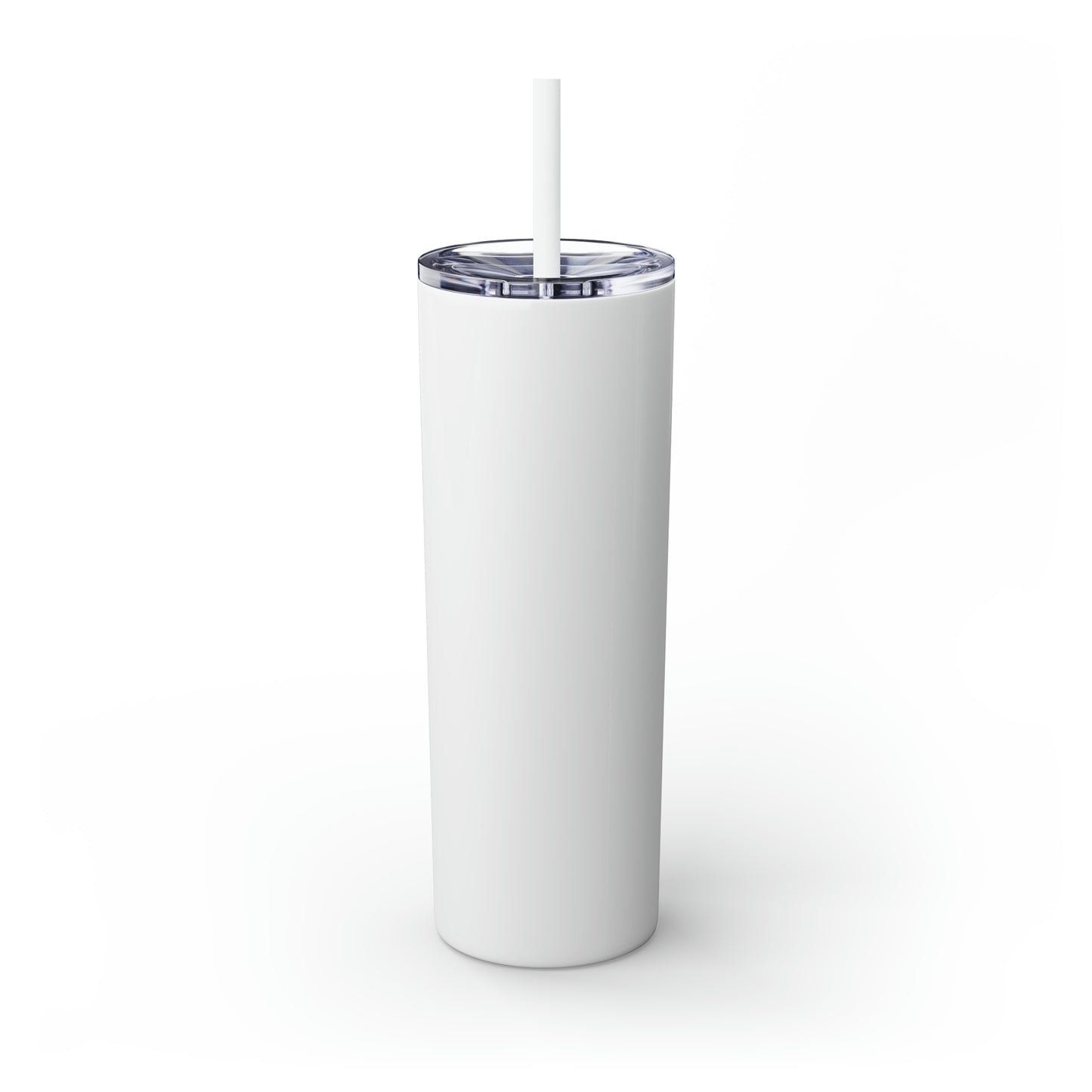 Zeus Skinny Tumbler with Straw, 20oz