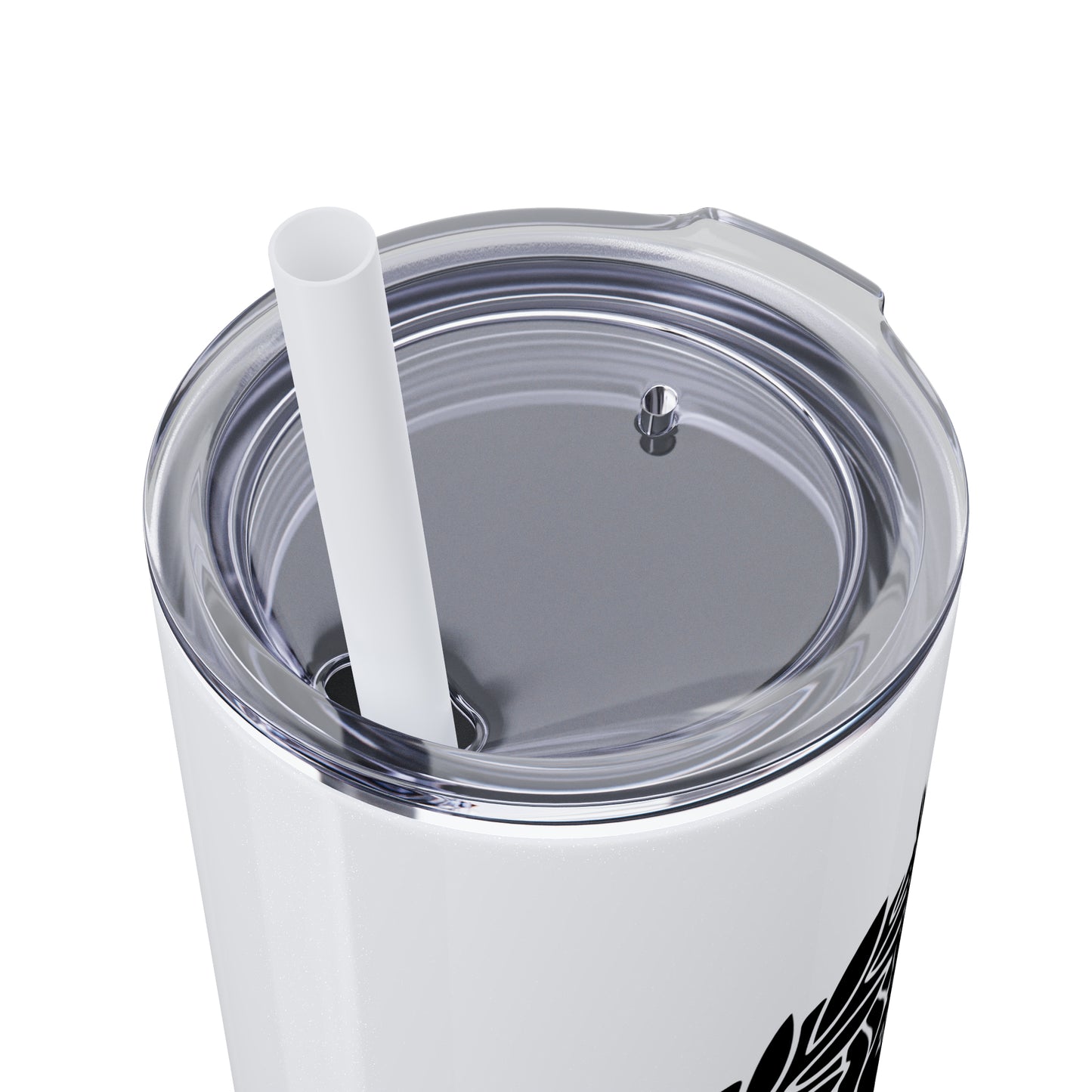 Zeus Skinny Tumbler with Straw, 20oz