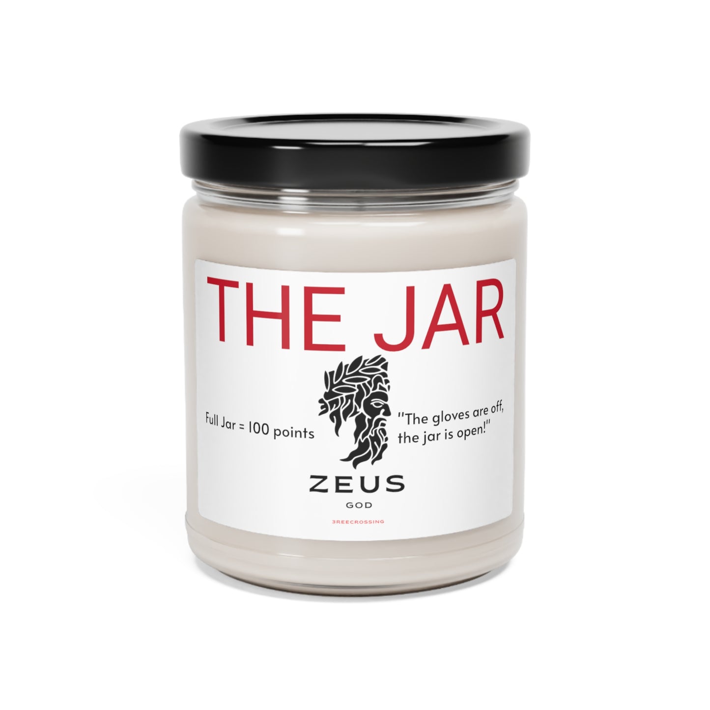 Zeus Jar:  The Gloves Are Off - Scented Soy Candle, 9oz