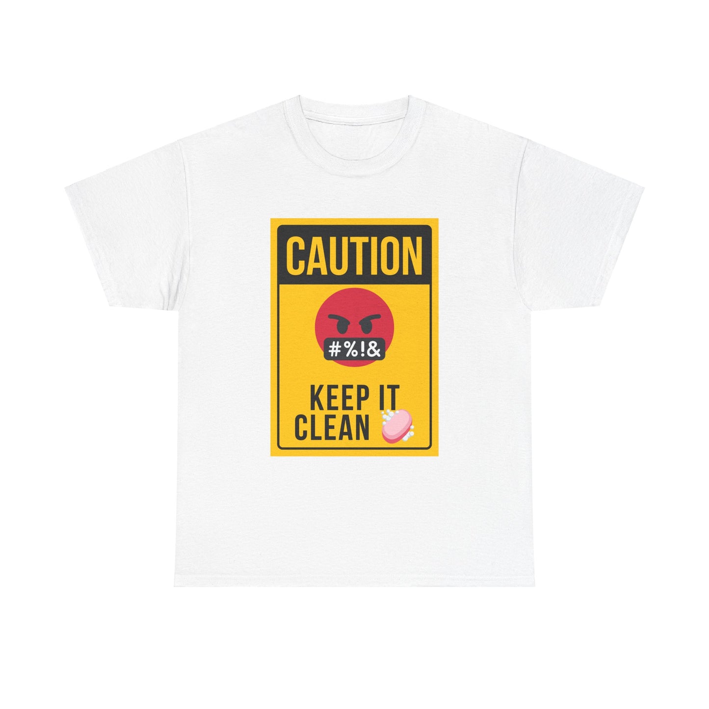 Zeus Keep It Clean Unisex Heavy Cotton Tee