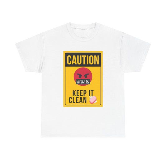Zeus Keep It Clean Unisex Heavy Cotton Tee
