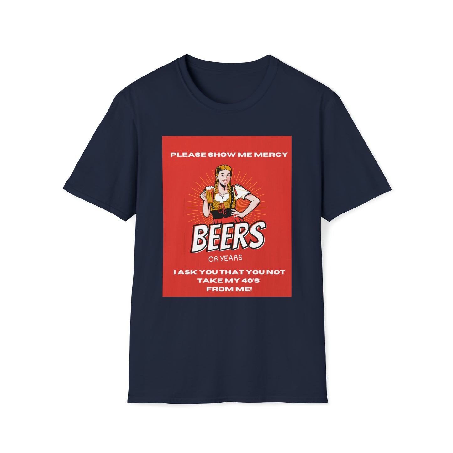 Zeus Beers Or Years Unisex Softstyle T-Shirt