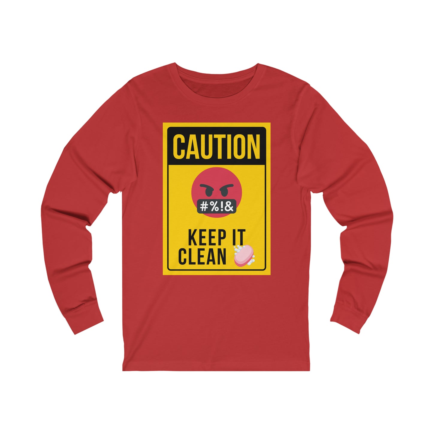 Zeus Keep It Clean Unisex Jersey Long Sleeve Tee