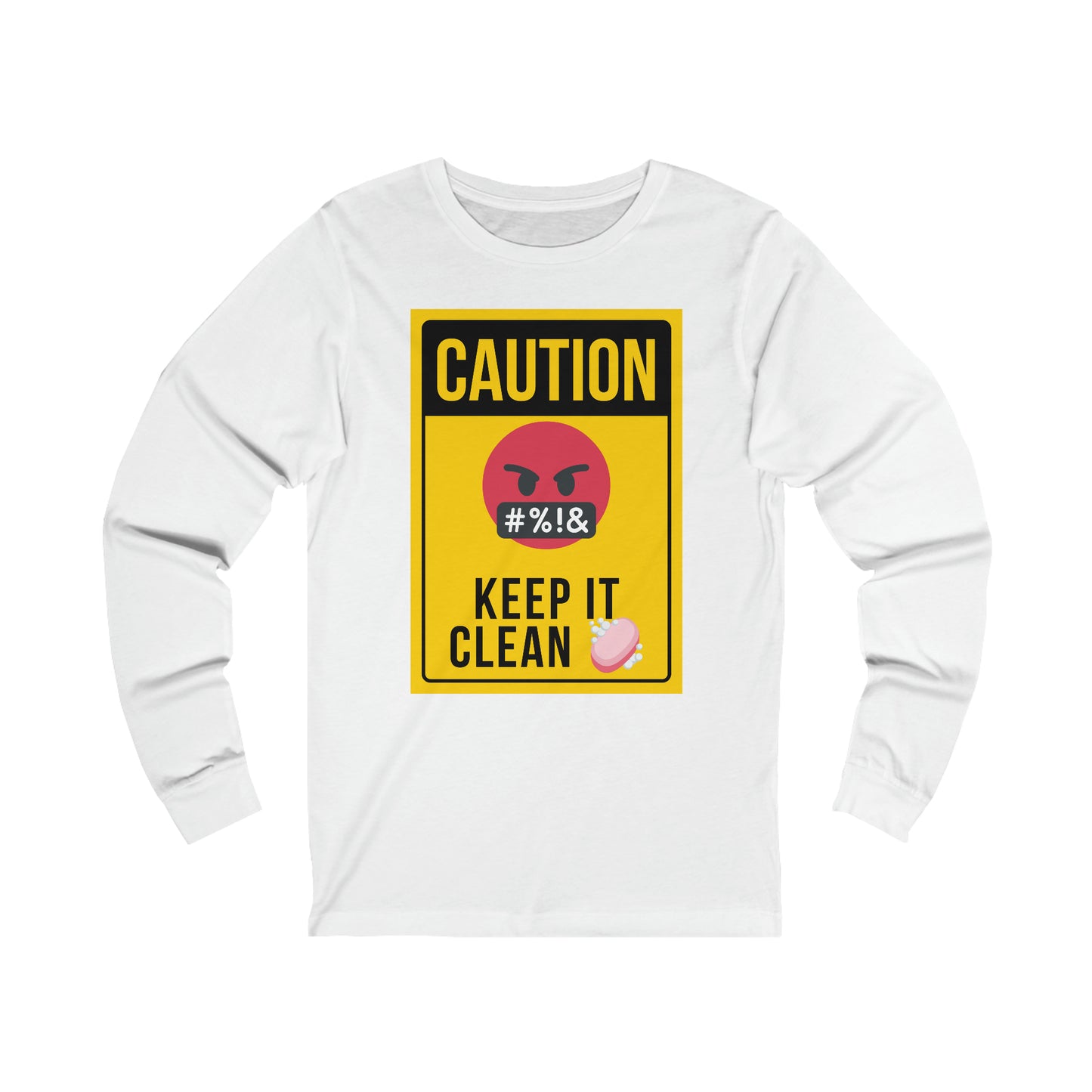 Zeus Keep It Clean Unisex Jersey Long Sleeve Tee