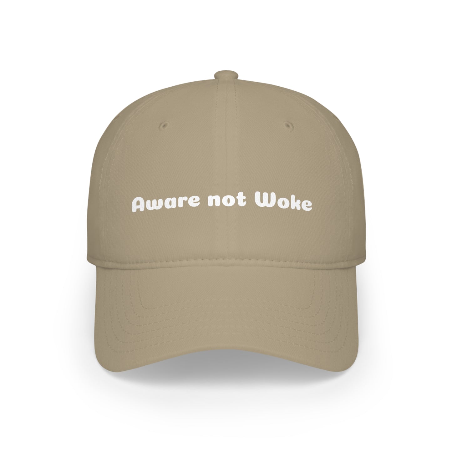 Aware Not Woke Low Profile Baseball Cap