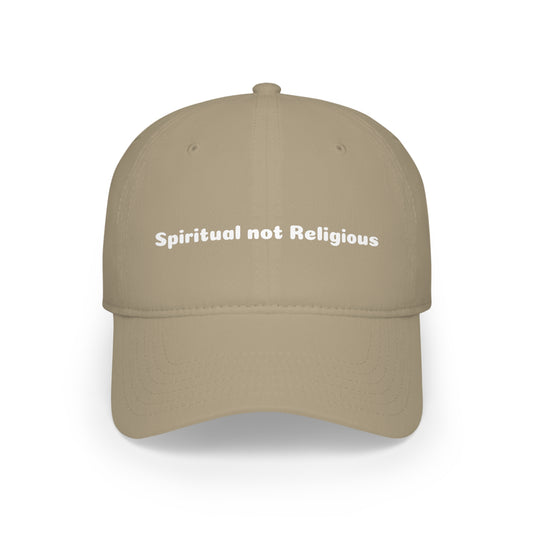 Spiritual not Religious Low Profile Baseball Cap