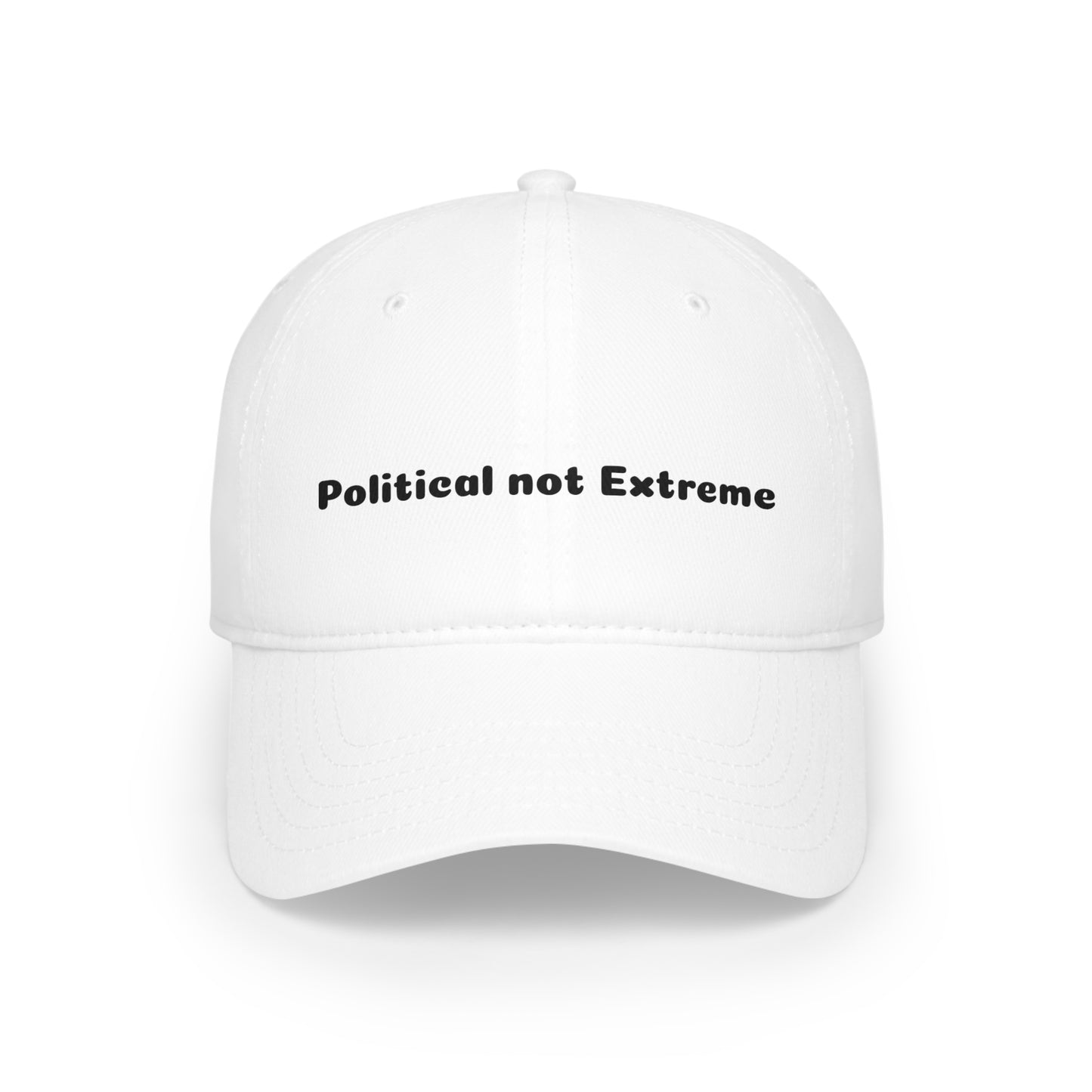 Political not Extreme Low Profile Baseball Cap