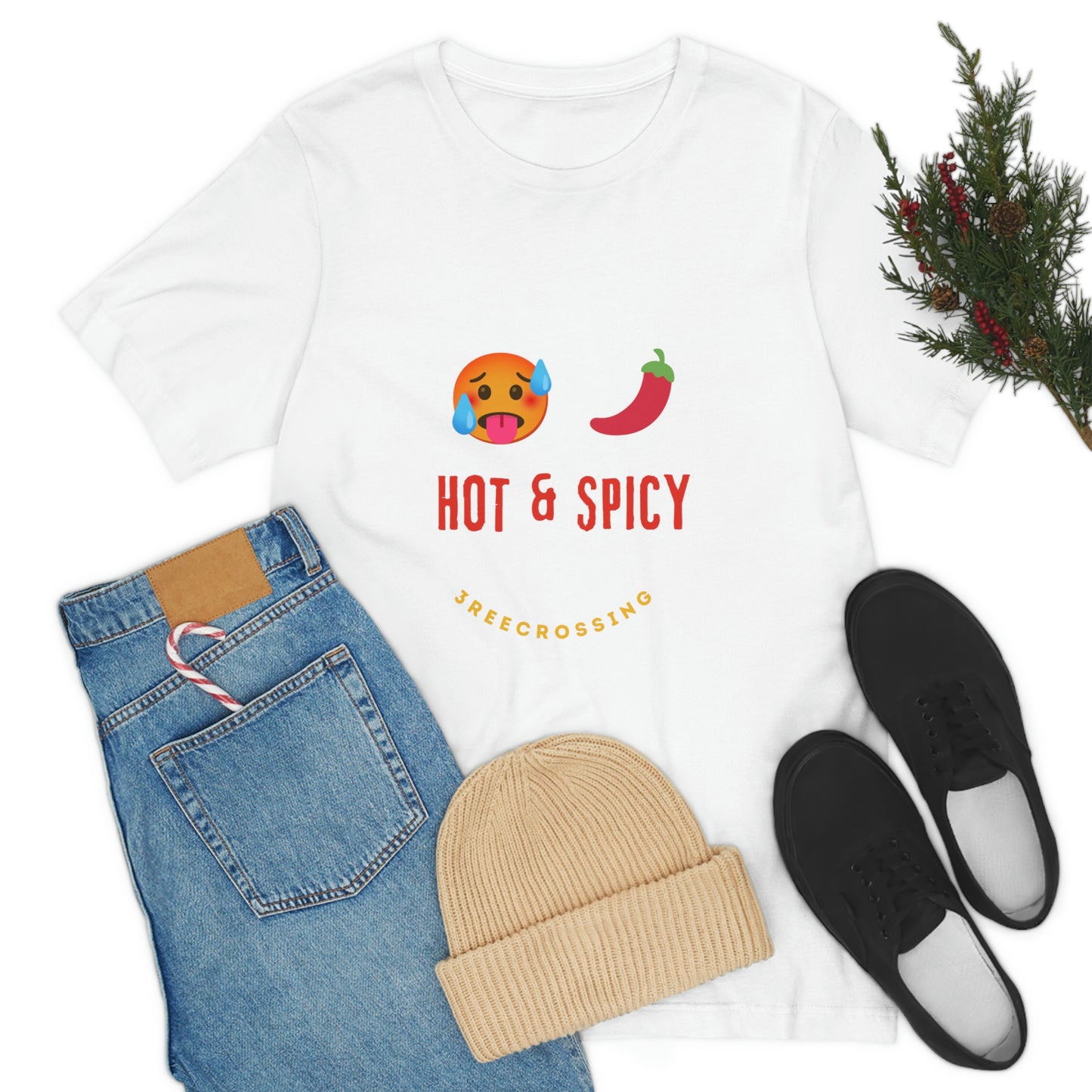 Hot And Spicy Jersey Short Sleeve Tee