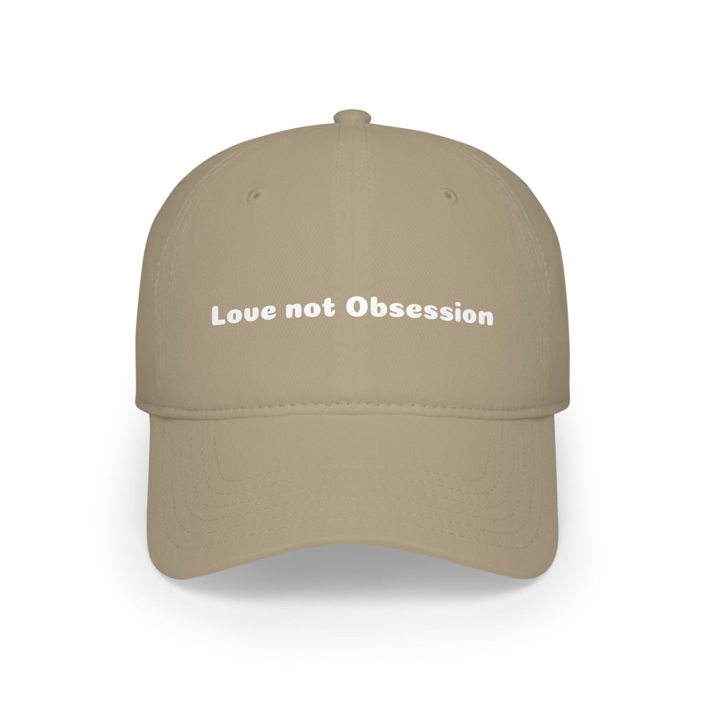 Love not Obsession Low Profile Baseball Cap