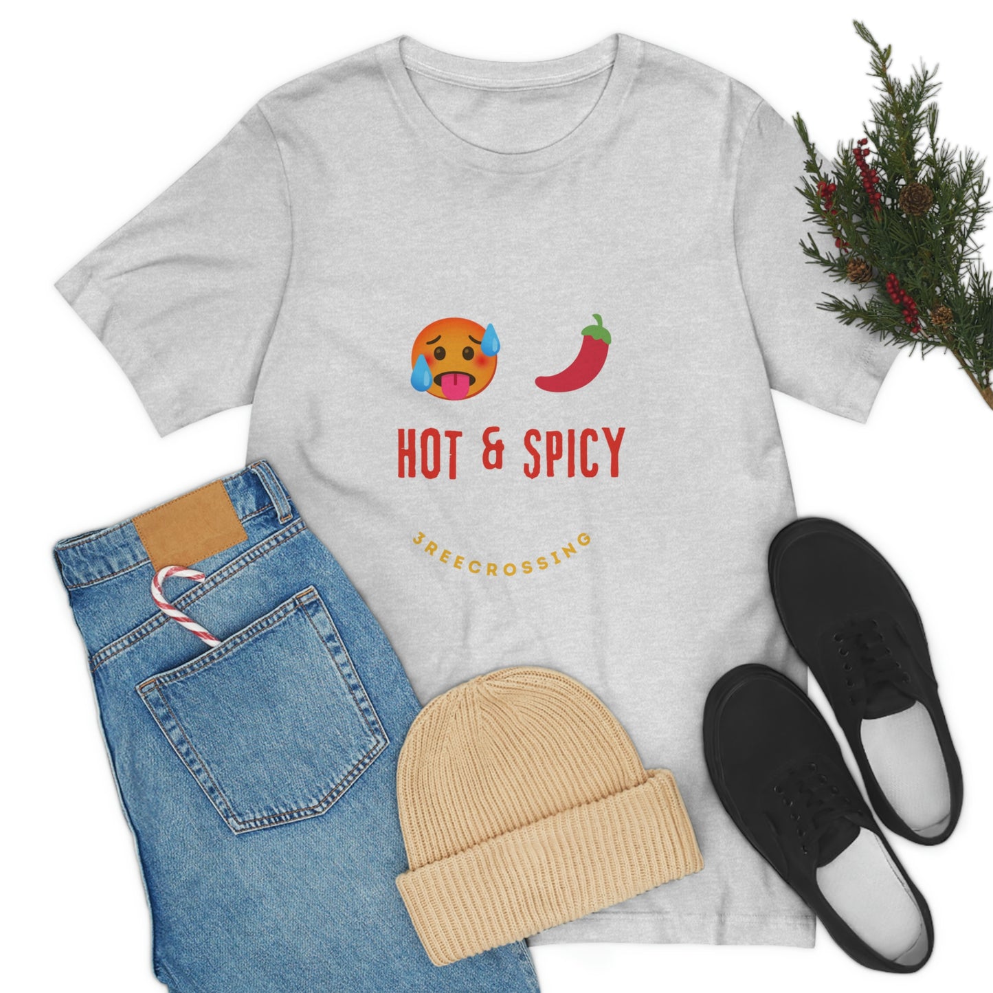 Hot And Spicy Jersey Short Sleeve Tee