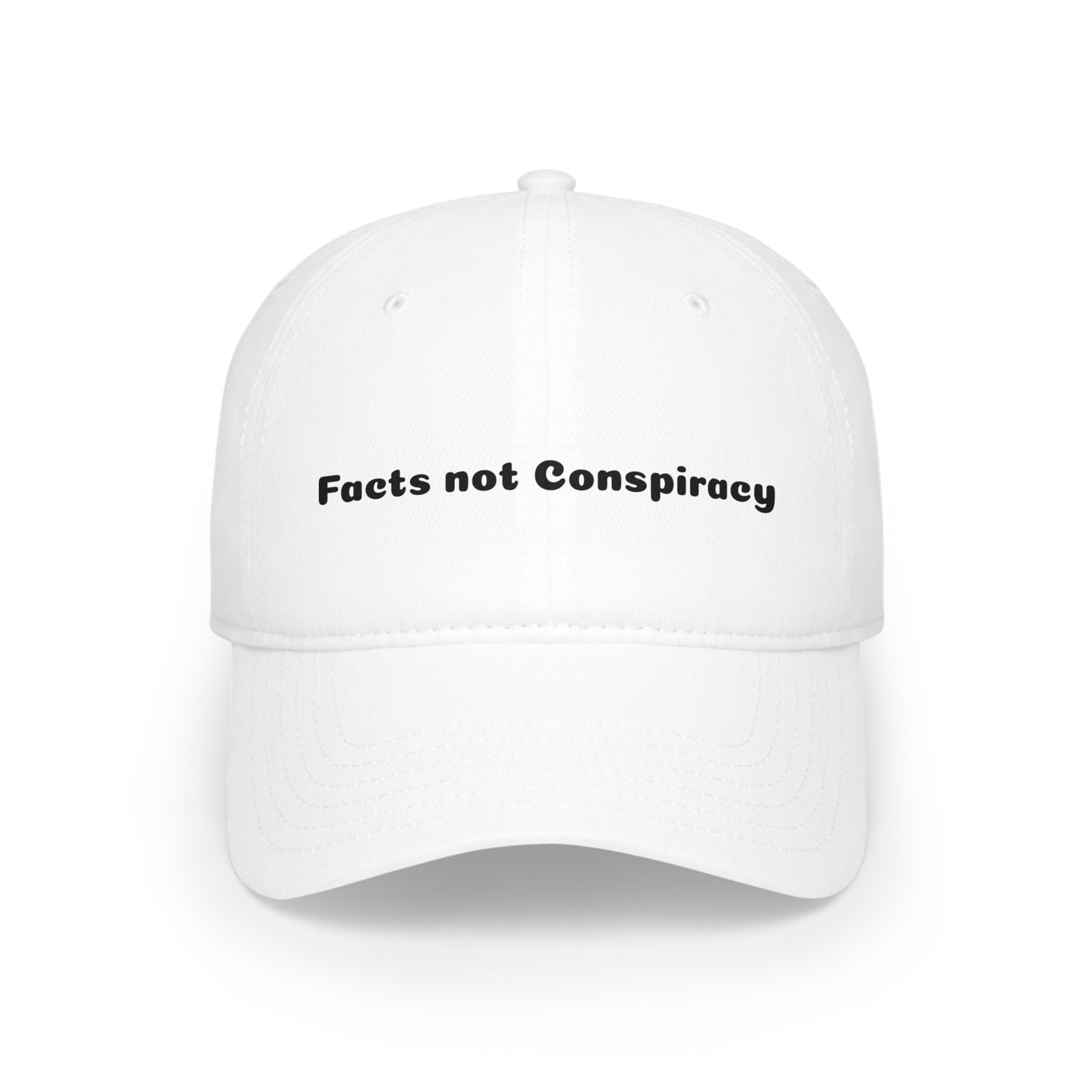 Facts not Conspiracy Low Profile Baseball Cap