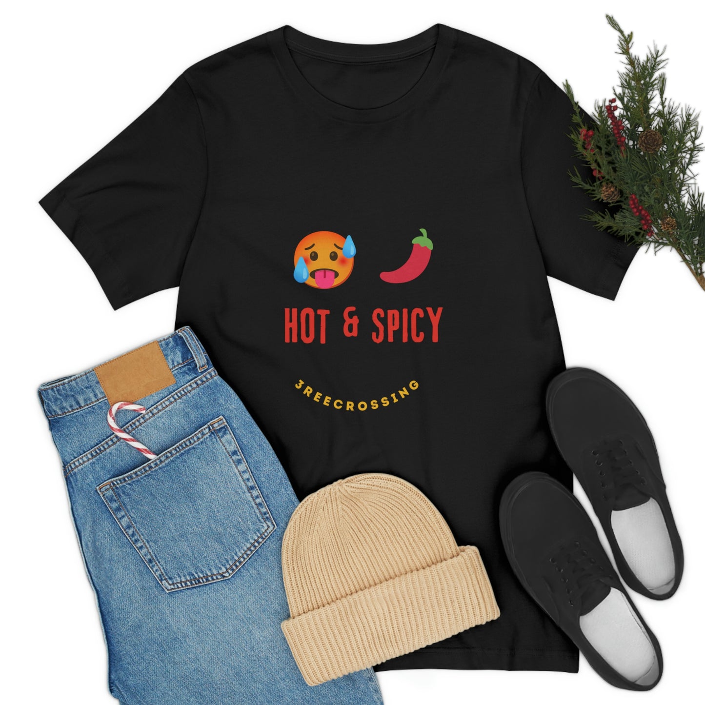 Hot And Spicy Jersey Short Sleeve Tee