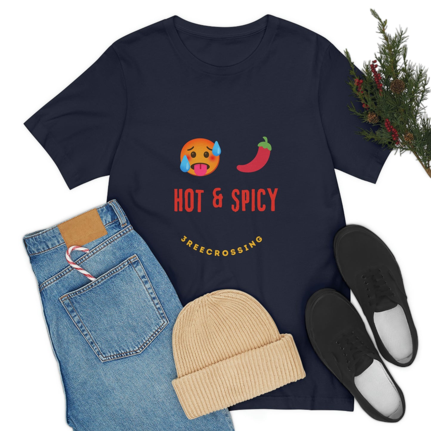 Hot And Spicy Jersey Short Sleeve Tee