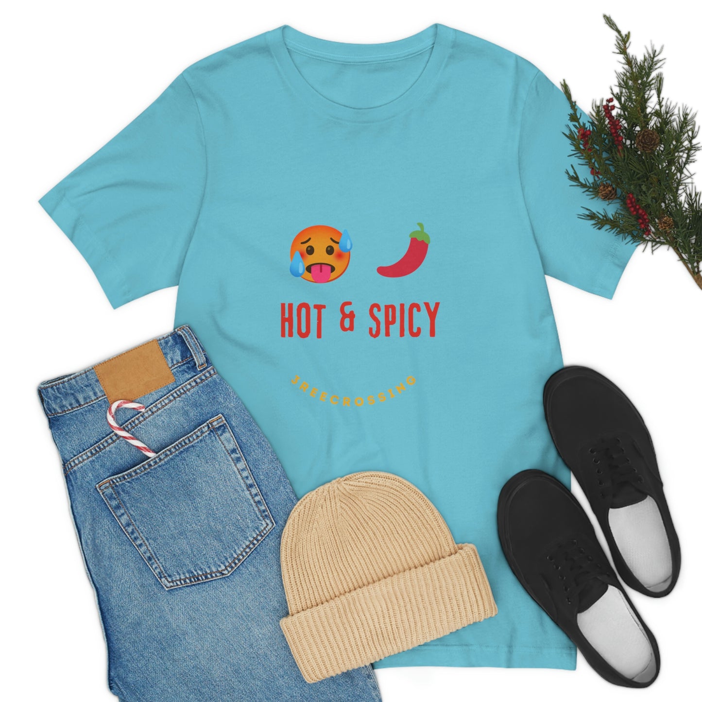 Hot And Spicy Jersey Short Sleeve Tee